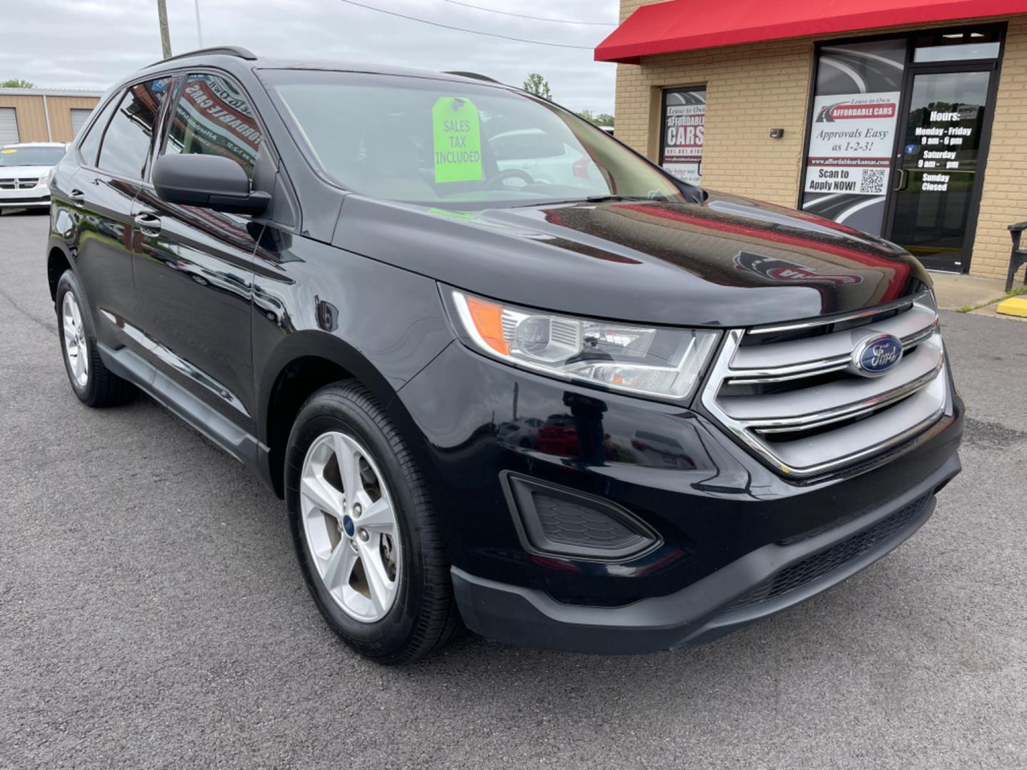 2018 Black Ford Edge (2FMPK3G91JB) with an 4-Cyl, EcoBoost, 2.0L engine, Auto, 6-Spd SelShft transmission, located at 8008 Warden Rd, Sherwood, AR, 72120, (501) 801-6100, 34.830078, -92.186684 - Photo#1